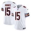 Chicago Bears Rome Odunze Nike Vapor F.U.S.E. Stitched Limited Jersey - White