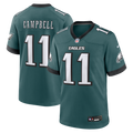 Philadelphia Eagles Jihaad Campbell Nike Team Game Jersey - Midnight Green