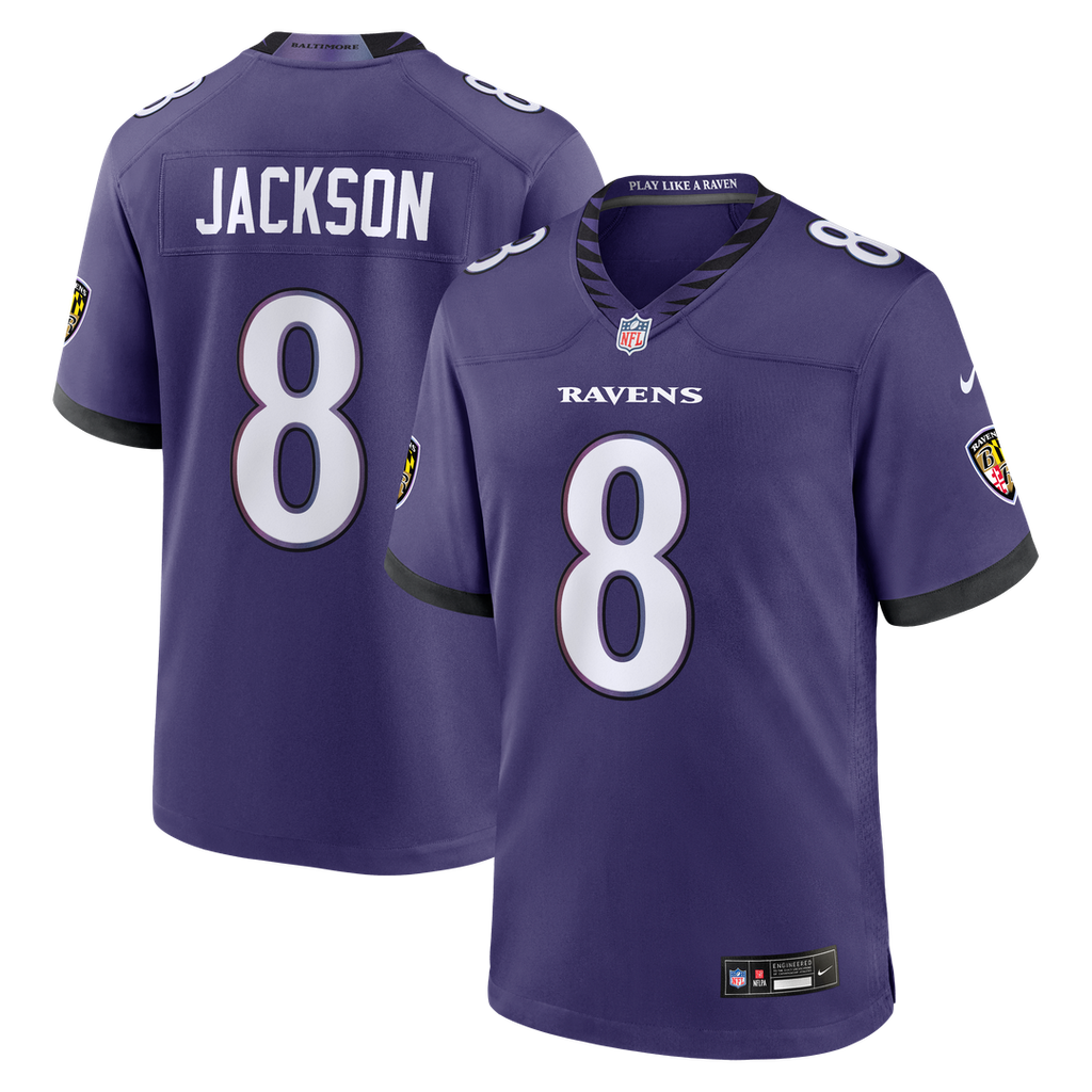 Baltimore Ravens Lamar Jackson Nike Team Game Jersey - Purple