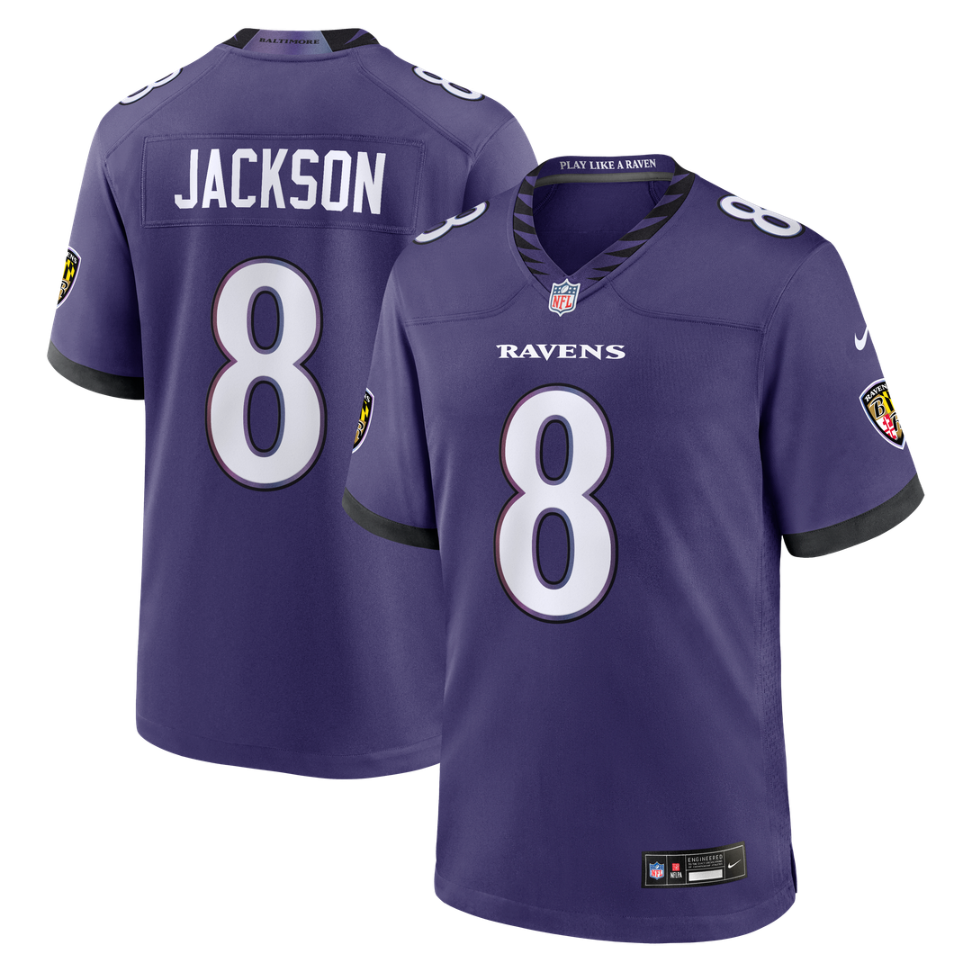 Baltimore Ravens Lamar Jackson Nike Team Game Jersey - Purple