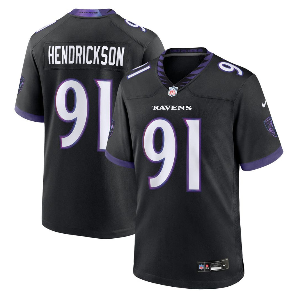 Baltimore Ravens Trey Hendrickson Nike Alternate Game Jersey - Black