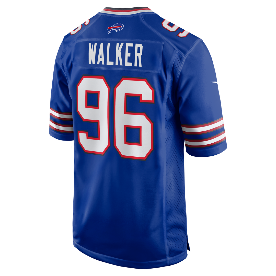 Buffalo Bills Deone Walker Nike Team Game Jersey - Royal
