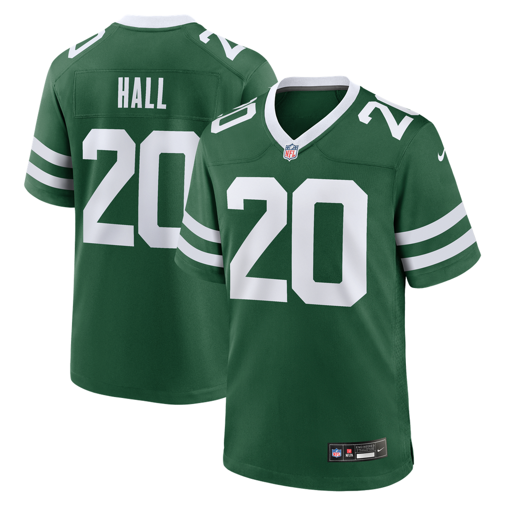 New York Jets Breece Hall Nike Legacy White Game Jersey