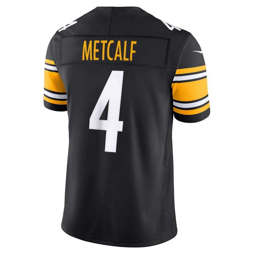 Pittsburgh Steelers DK Metcalf Nike Team Vapor F.U.S.E. Stitched Limited Jersey - Black