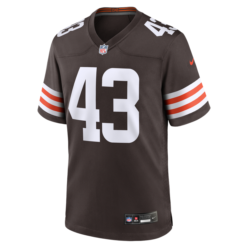 Cleveland Browns Mohamoud Diabate Nike Team Game Jersey - Brown