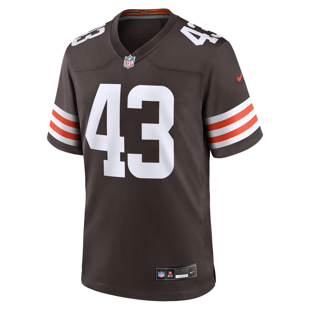 Cleveland Browns Mohamoud Diabate Nike Team Game Jersey - Brown
