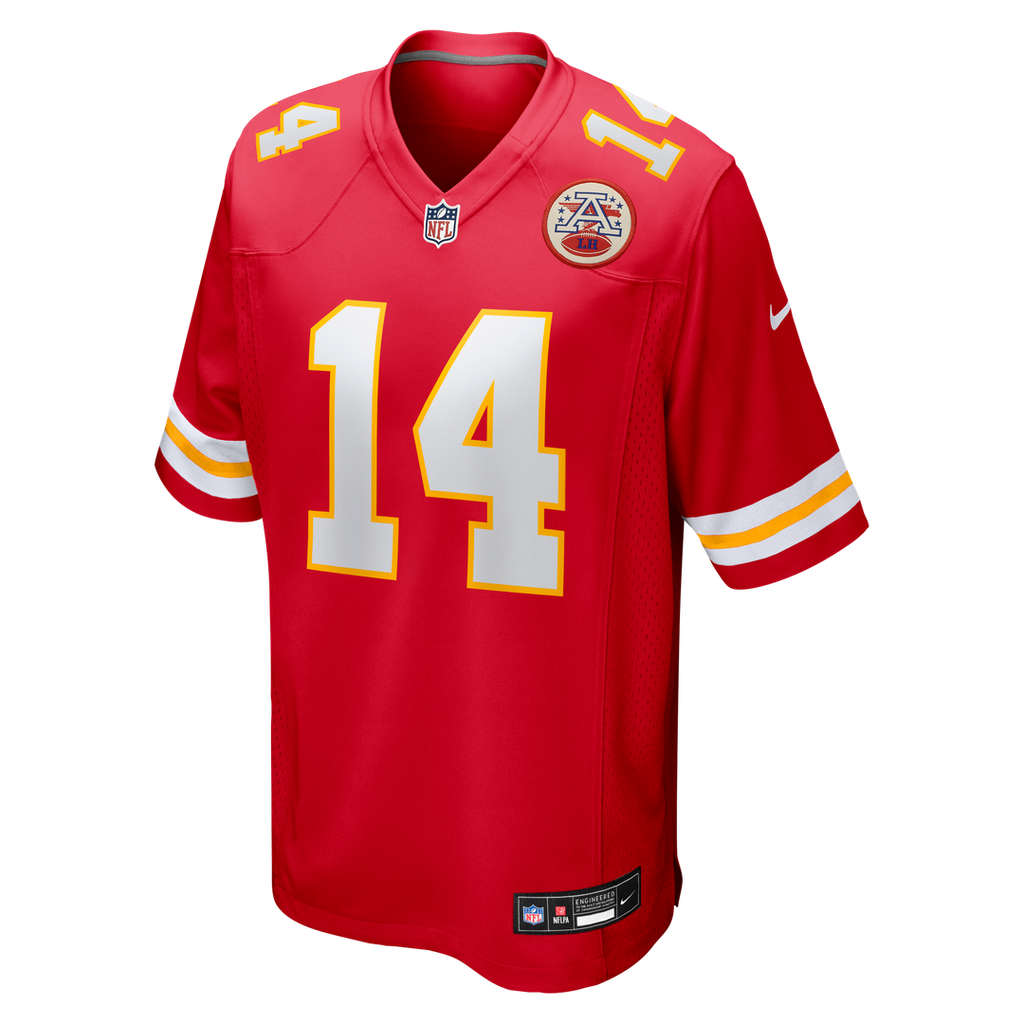 Kansas City Chiefs Garrett Nussmeier Nike Game Jersey - Red