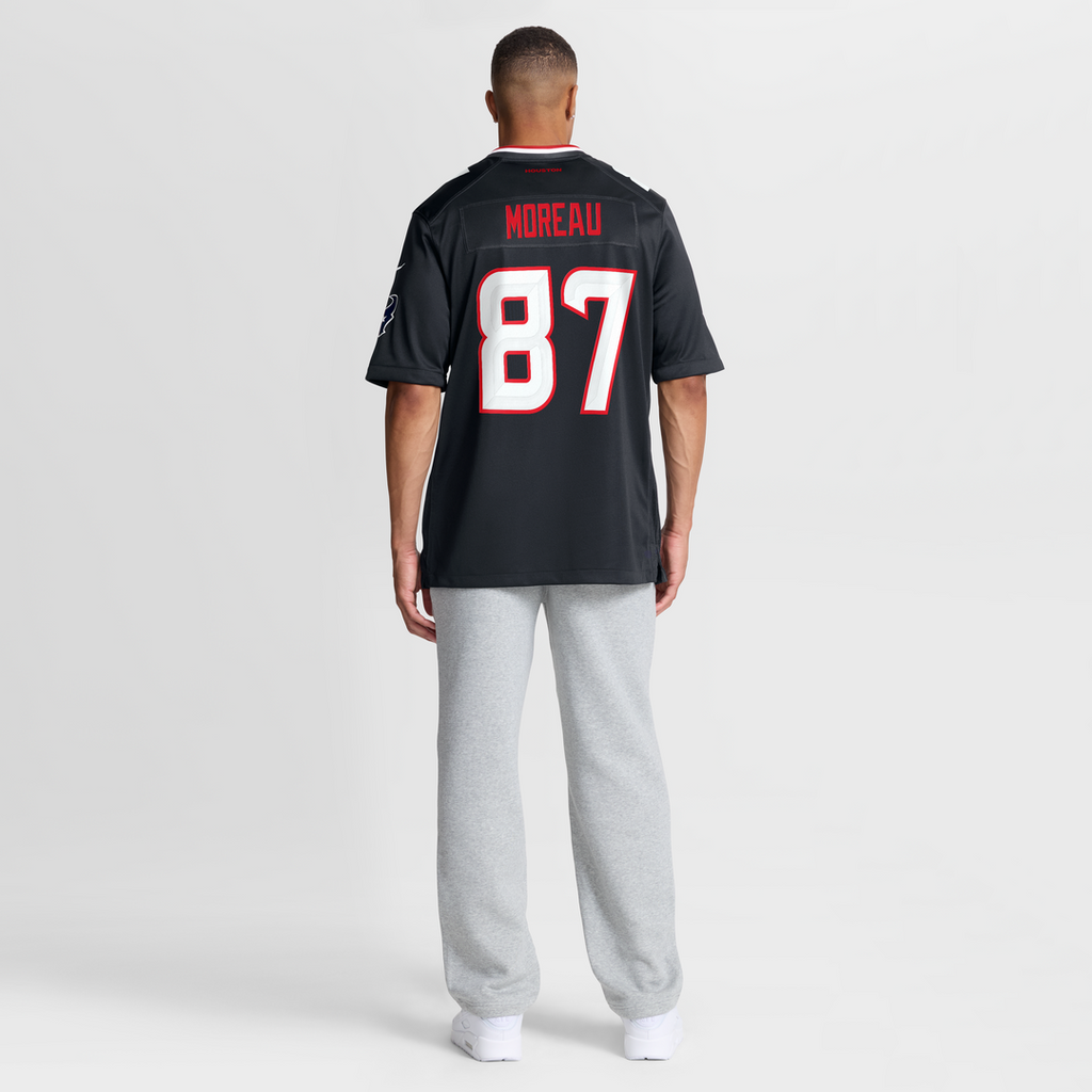 Houston Texans Foster Moreau Nike Team Game Jersey - Navy