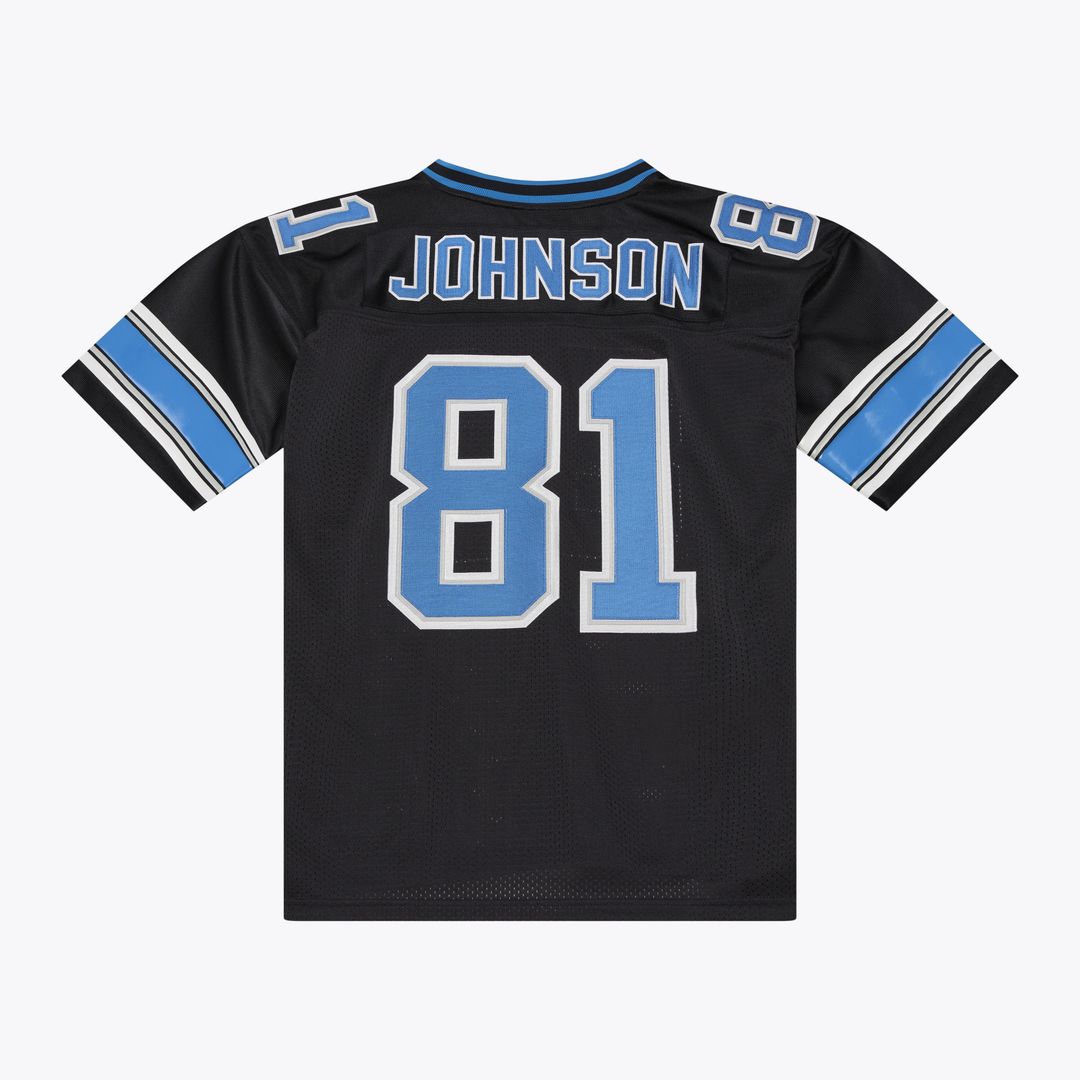 Detroit Lions Calvin Johnson Mitchell & Ness 2007 Authentic Throwback Jersey - Black