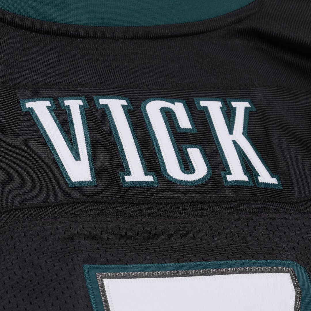 Philadelphia Eagles Michael Vick Mitchell & Ness 2012 Authentic Throwback Jersey - Black