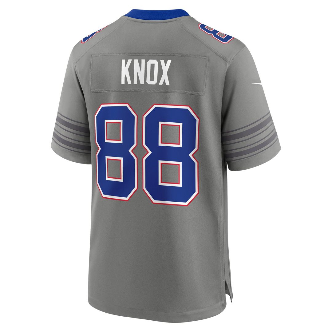 Buffalo Bills Dawson Knox Nike Nickel City Game Jersey - Gray