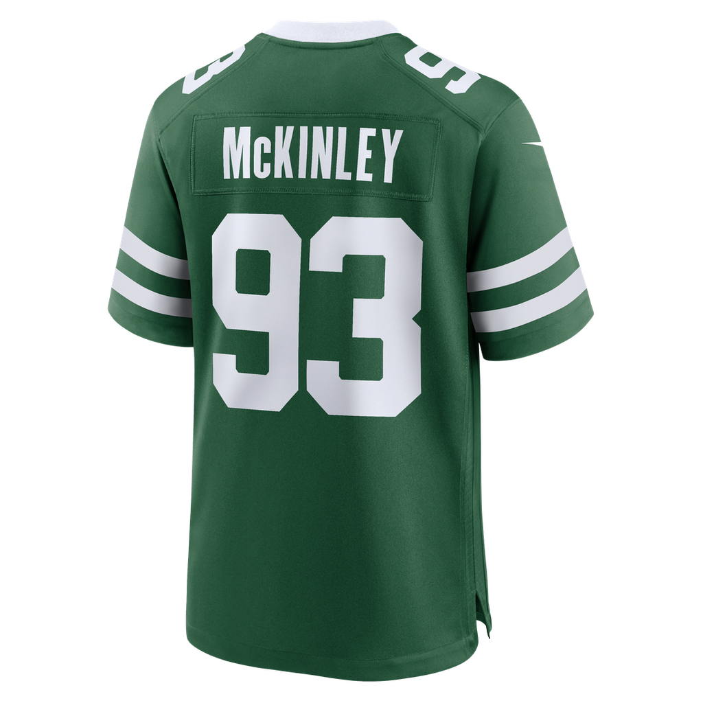 New York Jets Takk McKinley Nike Team Game Jersey - Legacy Green