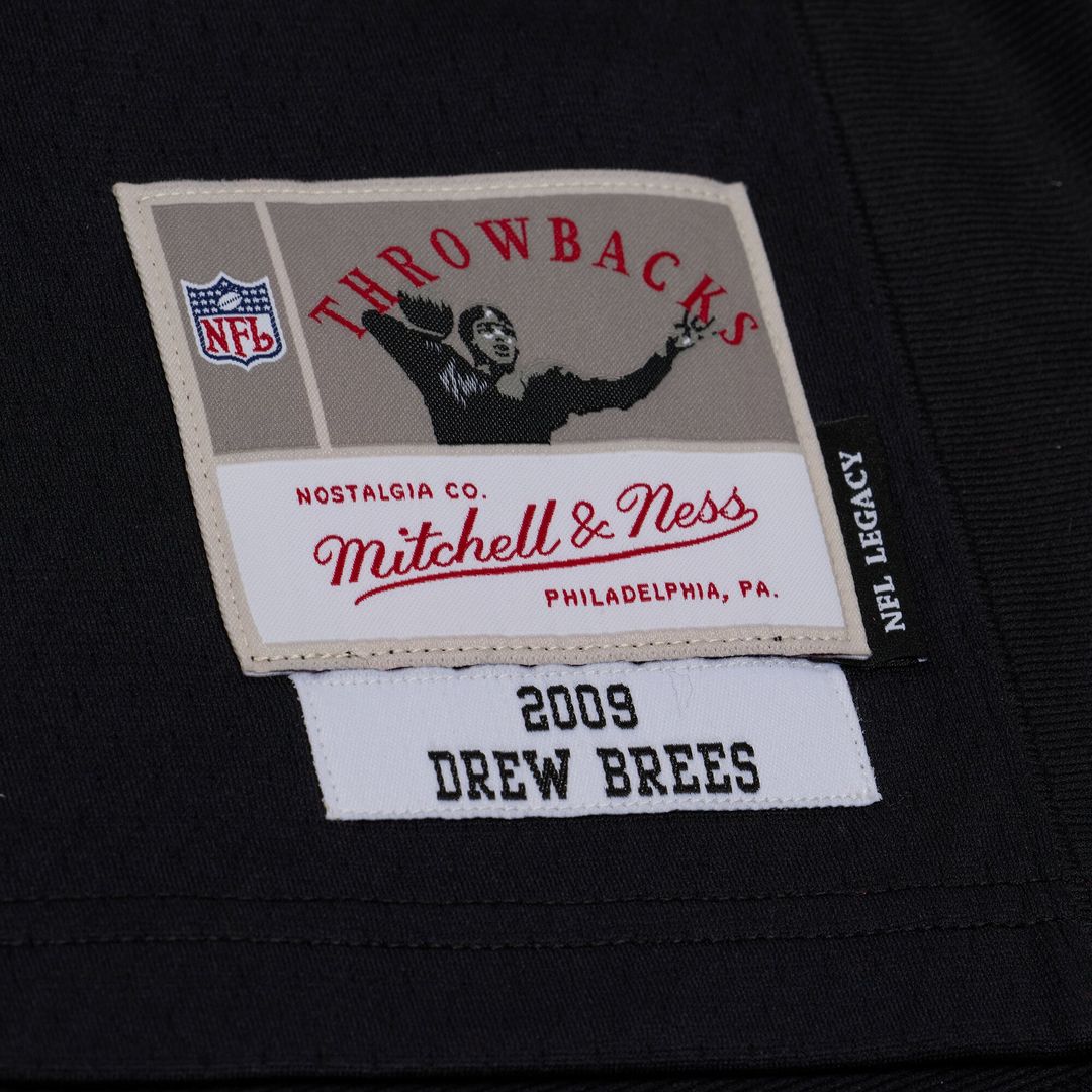 New Orleans Saints Drew Brees Mitchell & Ness 2009 Legacy Jersey - Black