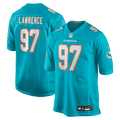 Miami Dolphins Rashard Lawrence Nike Team Game Jersey - Aqua