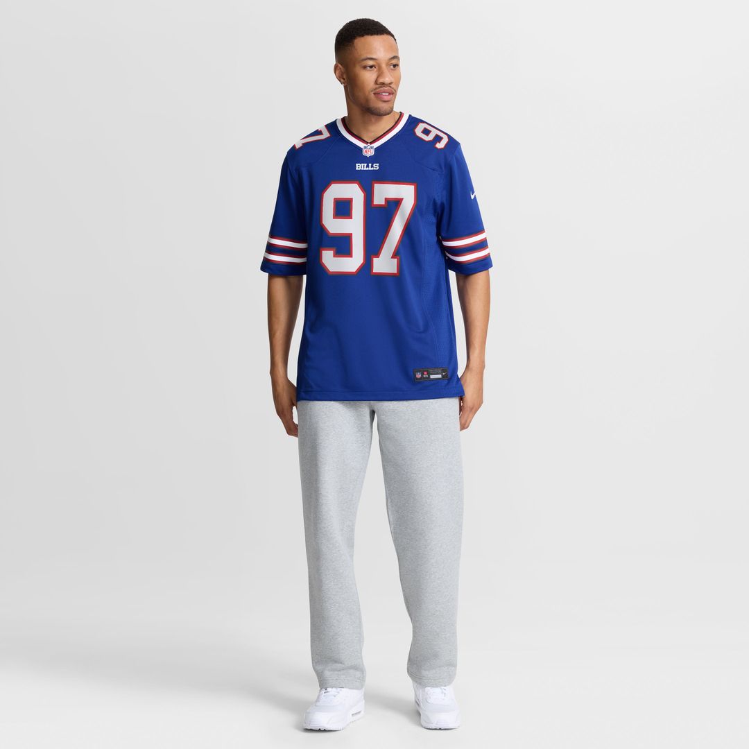 Buffalo Bills Greg Gaines Nike Team Game Jersey - Royal
