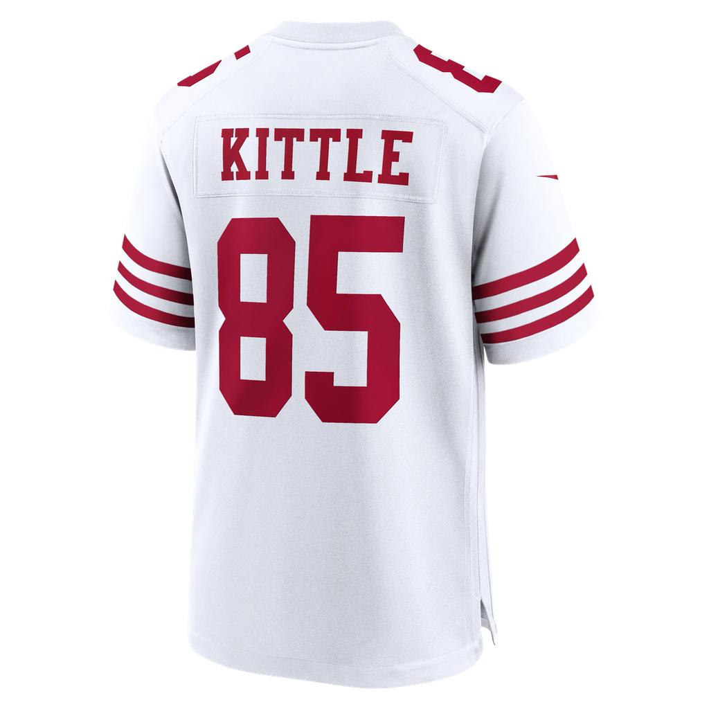 San Francisco 49ers George Kittle Nike 80th Anniversary Game Jersey - Scarlet