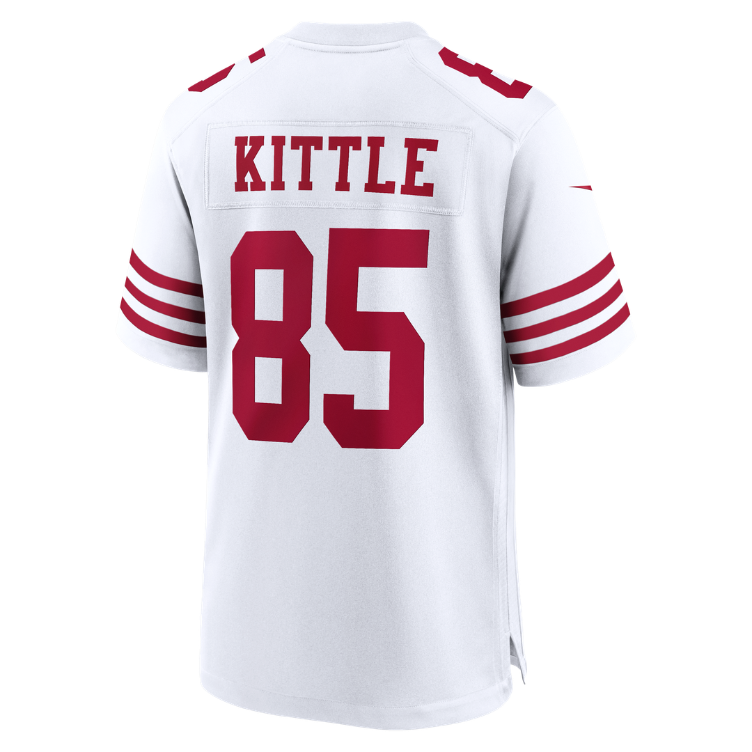 San Francisco 49ers George Kittle Nike 80th Anniversary Game Jersey - Scarlet