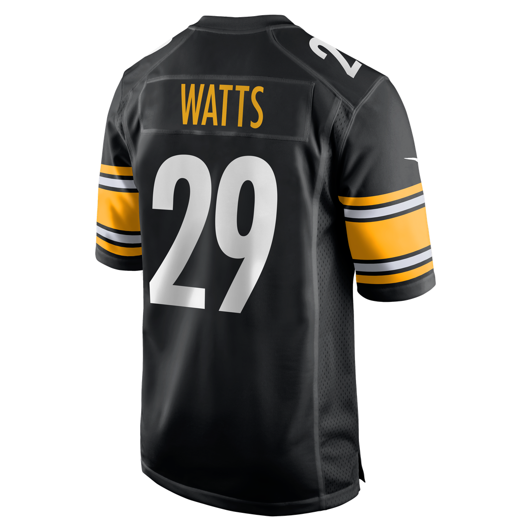 Pittsburgh Steelers Ryan Watts Nike Game Jersey - Black