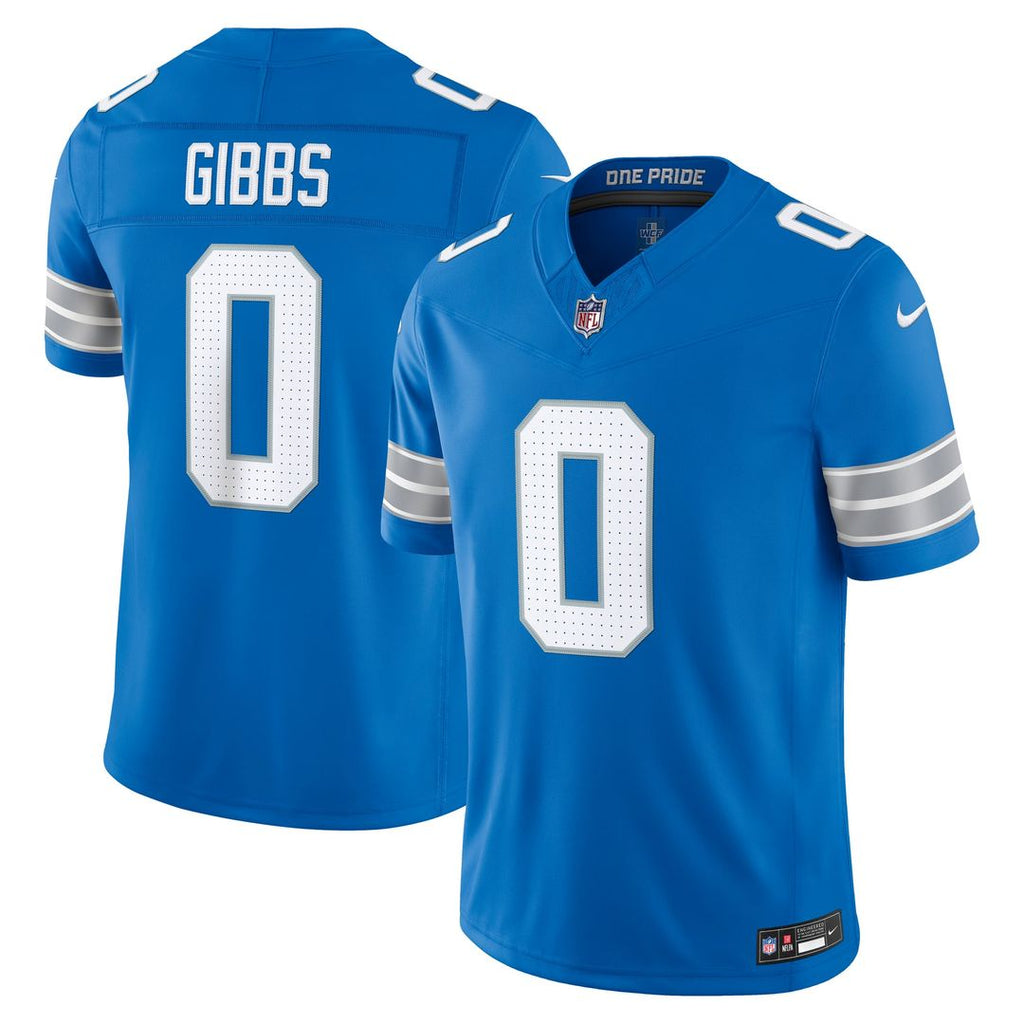 Detroit Lions Jahmyr Gibbs Nike Vapor F.U.S.E. Stitched Limited Jersey - White