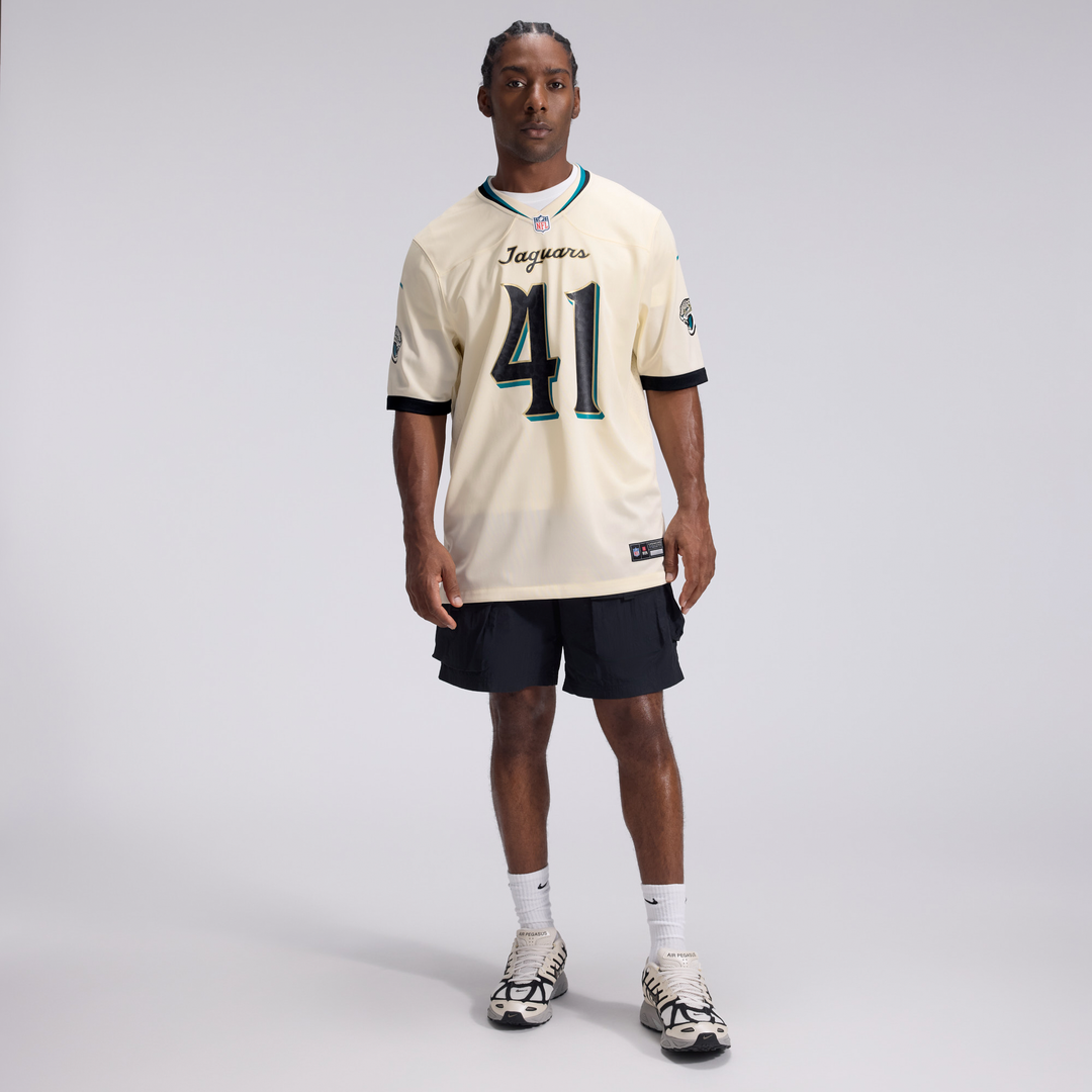 Jacksonville Jaguars Josh Hines-Allen Nike 2026 Rivalries Collection Game Jersey - Natural