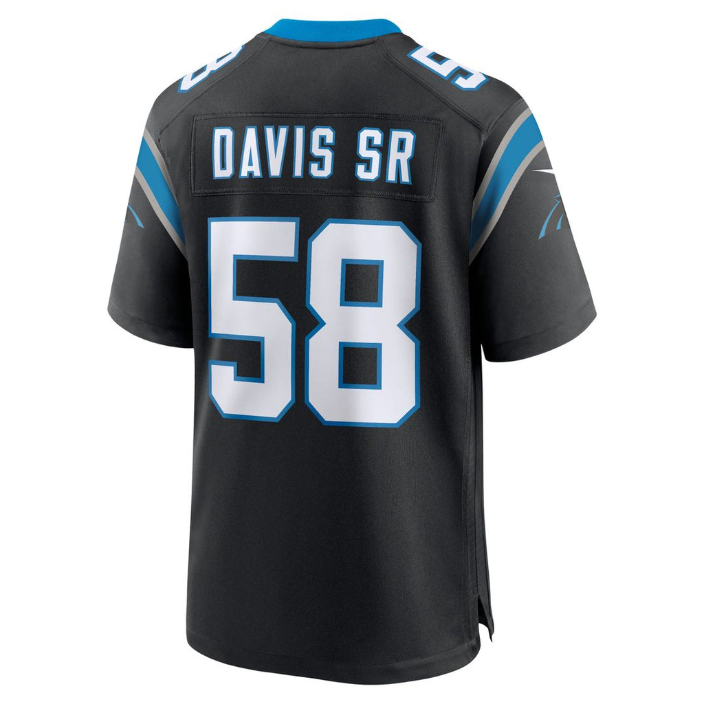 Carolina Panthers Thomas Davis Sr. Nike Team Retired Game Jersey - Black