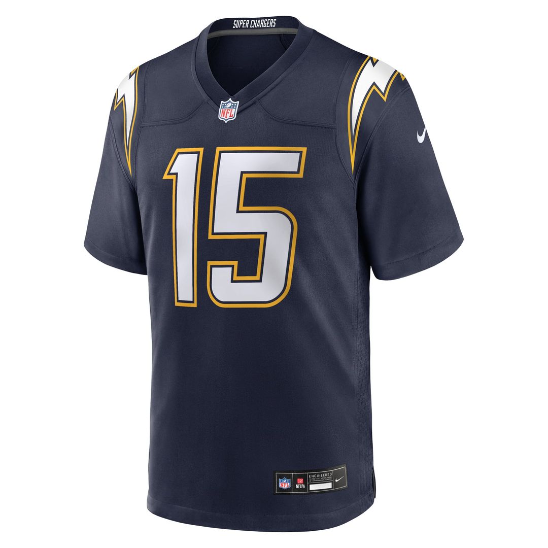 Los Angeles Chargers Ladd McConkey Nike Alternate Super Chargers Game Player Jersey - Navy