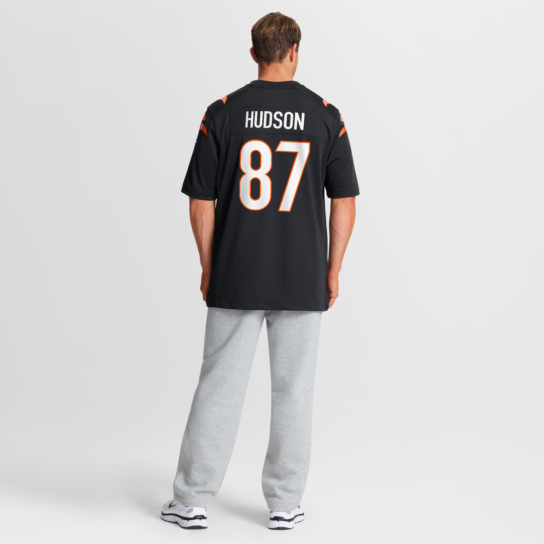 Cincinnati Bengals Tanner Hudson Nike Home Game Player Jersey - Black