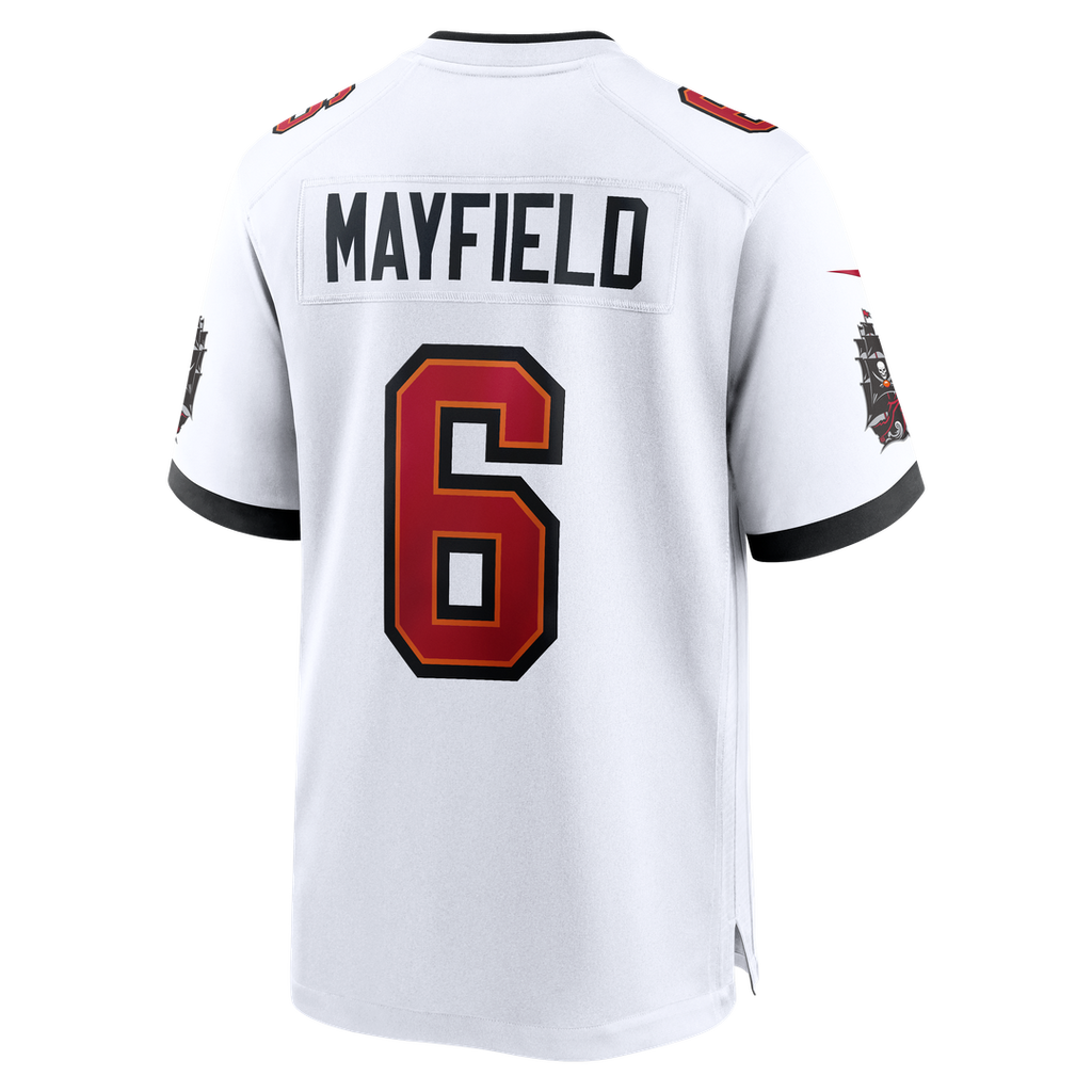 Tampa Bay Buccaneers Baker Mayfield Nike Alternate Game Player Jersey - Pewter