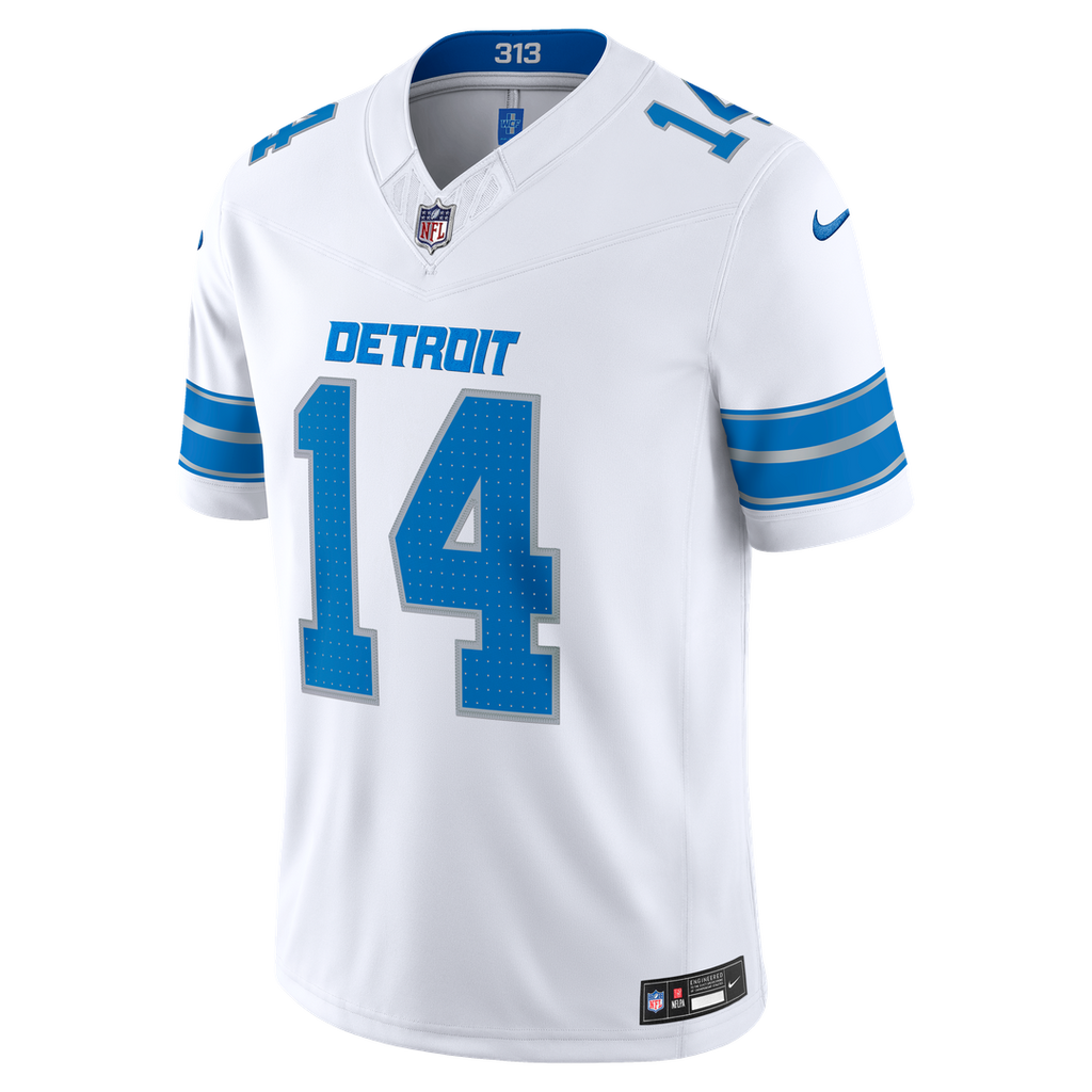 Detroit Lions Amon-Ra St. Brown Nike Vapor F.U.S.E. Stitched Limited Jersey - White