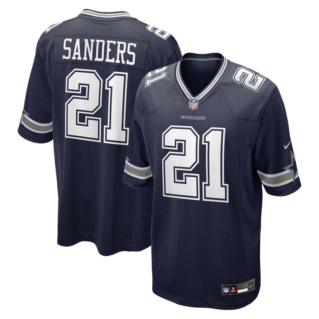 Dallas Cowboys Deion Sanders Nike Team Retired Player Game Jersey - Navy