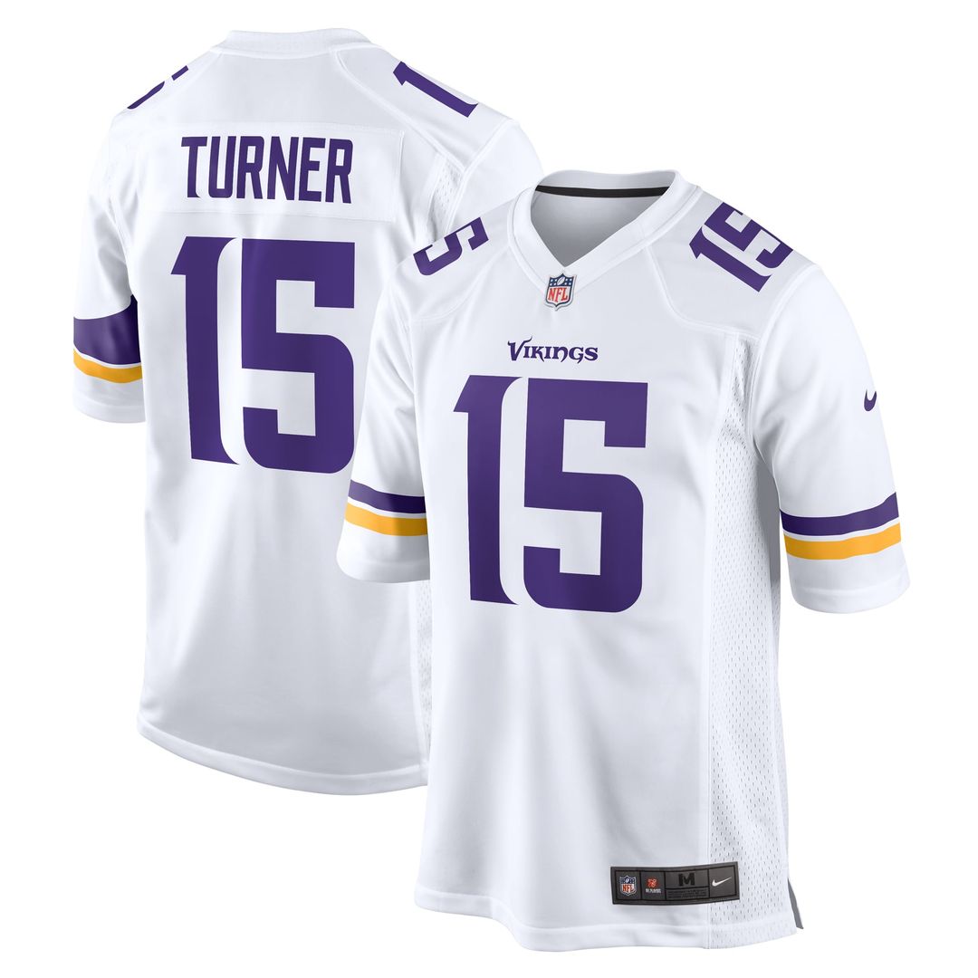 Minnesota Vikings Dallas Turner Nike Game Jersey - White