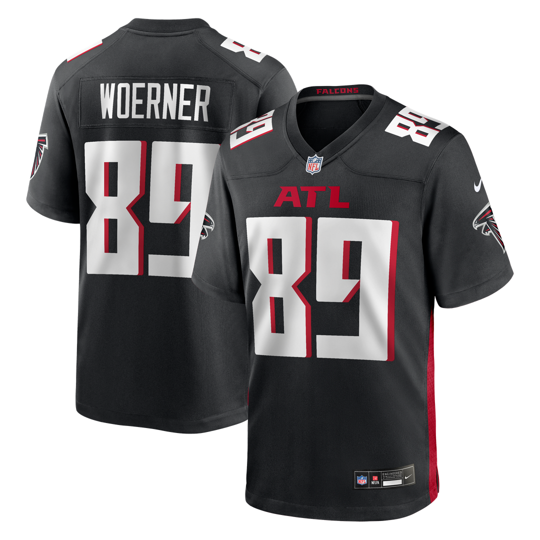 Atlanta Falcons Charlie Woerner Nike Game Jersey - Black