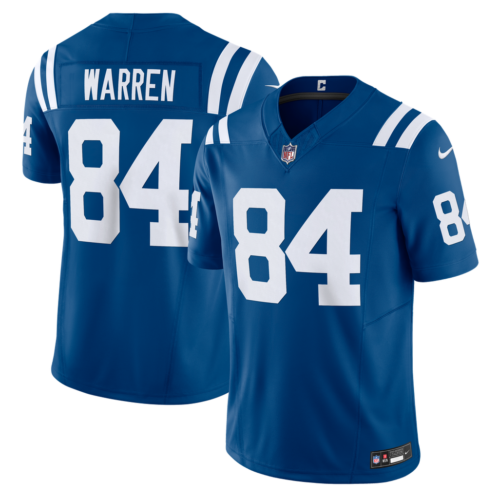 Indianapolis Colts Tyler Warren Nike Team Vapor F.U.S.E. Limited Jersey - Royal