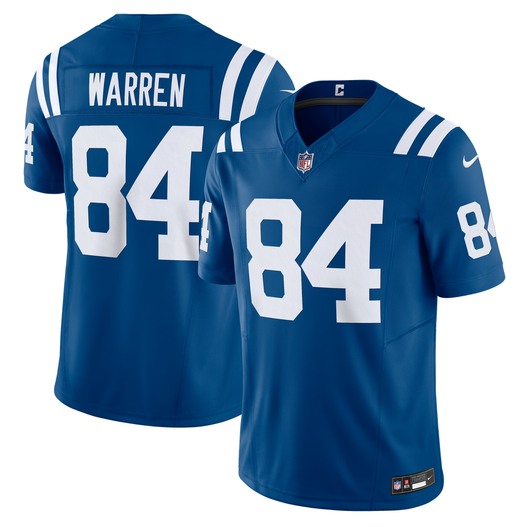 Indianapolis Colts Tyler Warren Nike Team Vapor F.U.S.E. Limited Jersey - Royal