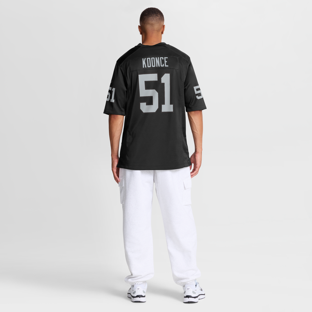 Las Vegas Raiders Malcolm Koonce Nike Game Jersey - Black