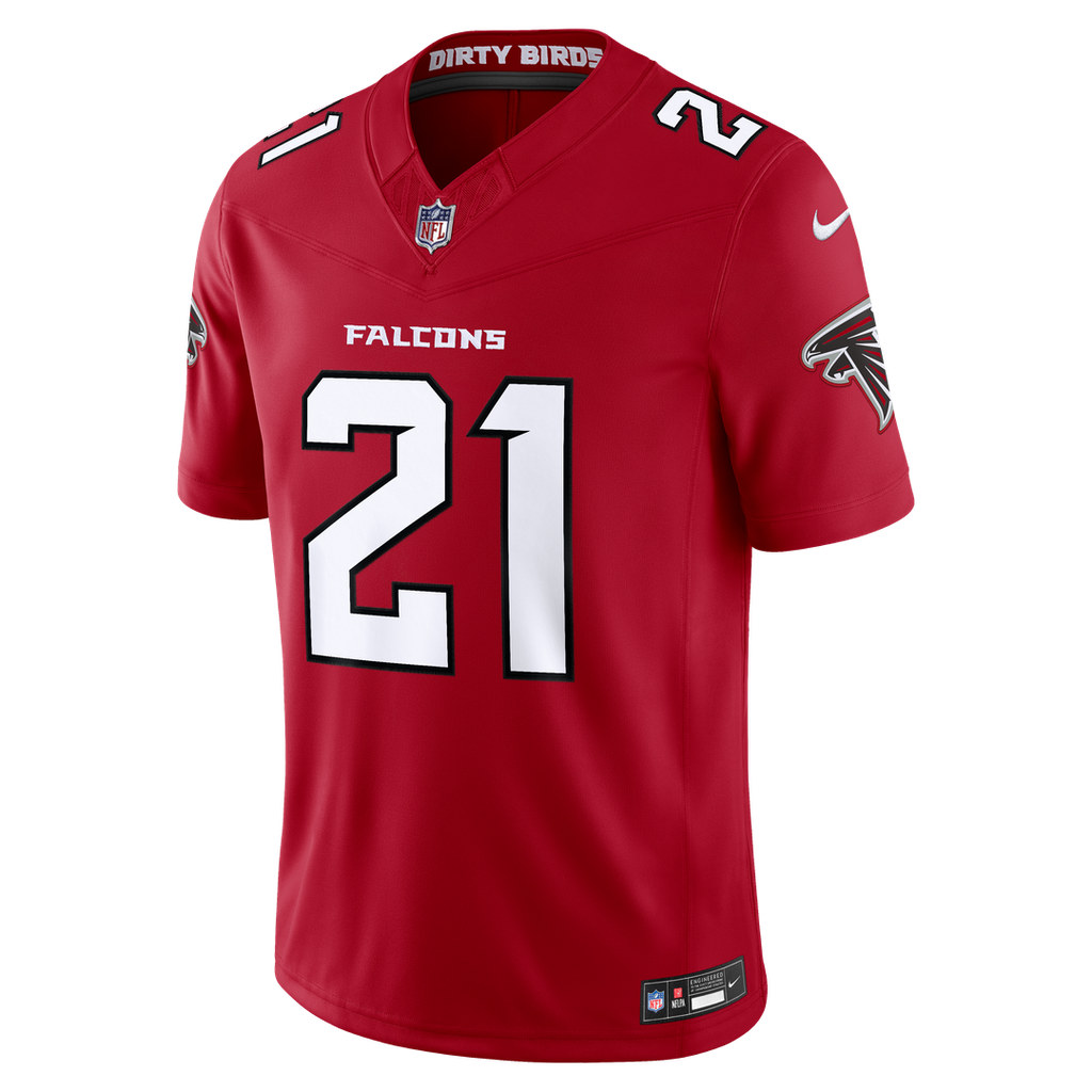Atlanta Falcons Deion Sanders Nike Team Vapor F.U.S.E. Stitched Retired Limited Jersey - Red