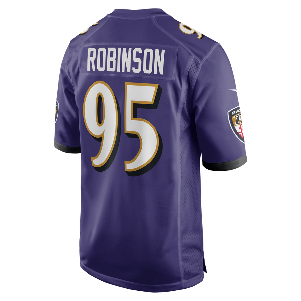 Baltimore Ravens Tavius Robinson Nike Team Game Jersey - Purple