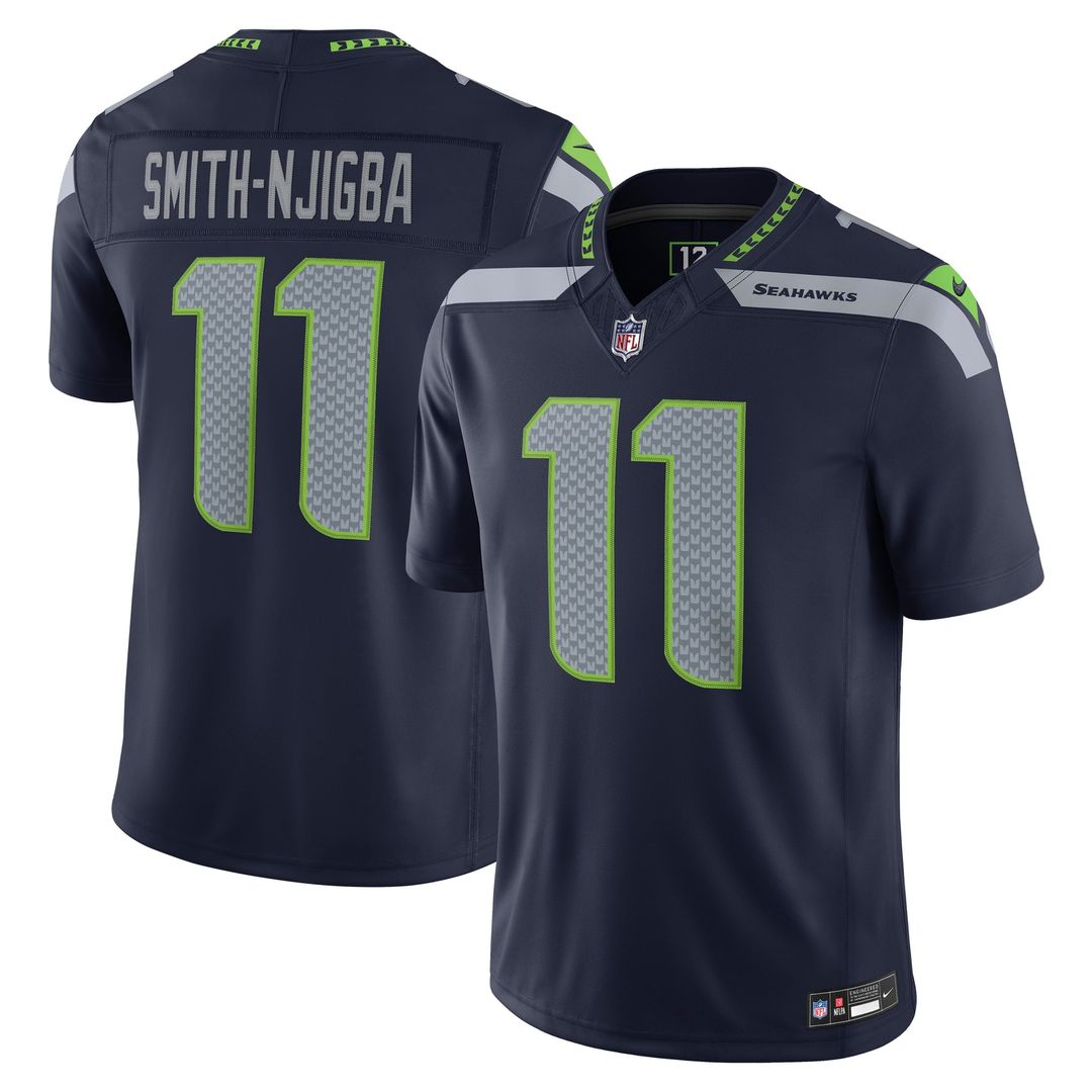 Seattle Seahawks Jaxon Smith-Njigba Nike Alternate Vapor F.U.S.E. Stitched Limited Jersey - Royal