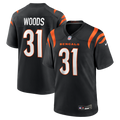Cincinnati Bengals Ickey Woods Nike Retired Player Game Jersey - Black