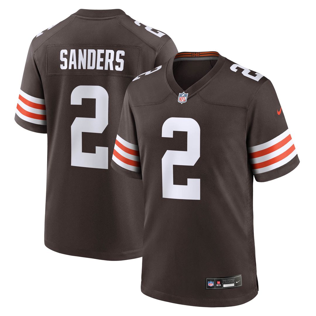 Cleveland Browns Shedeur Sanders Nike Game Jersey - Brown