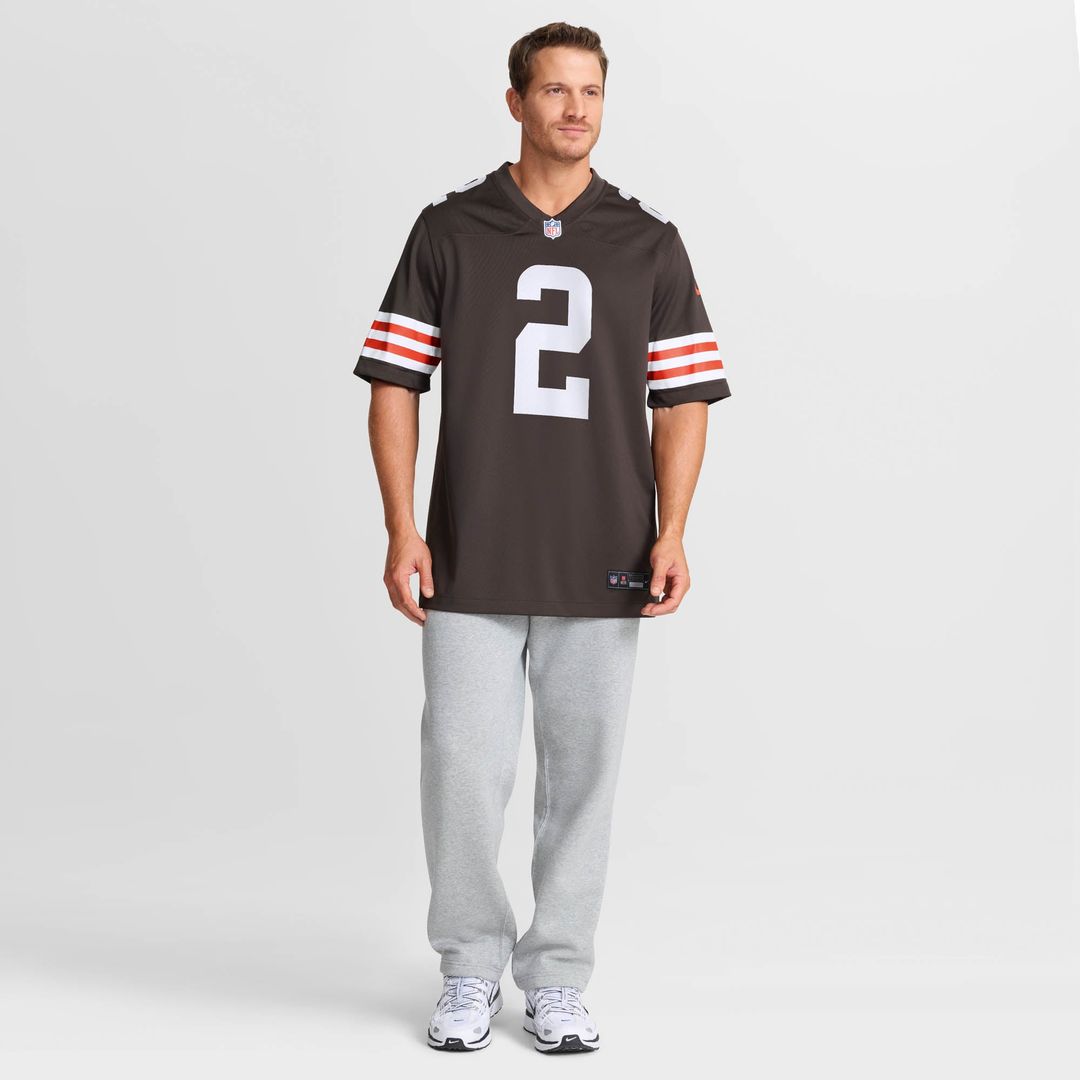 Cleveland Browns Shedeur Sanders Nike Game Jersey - Brown