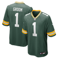 Green Bay Packers Number 1 Groom Nike Game Jersey - Green