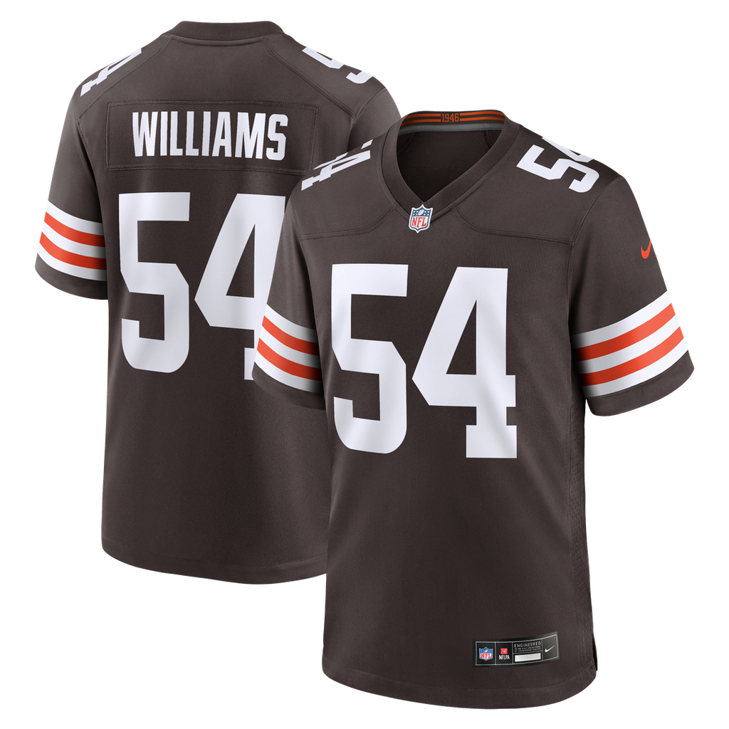 Cleveland Browns Sam Williams Nike Team Game Jersey - Brown