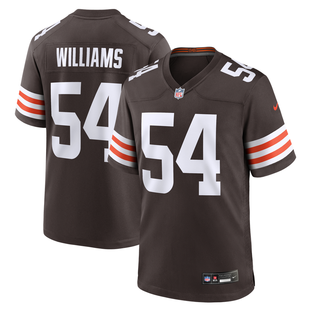 Cleveland Browns Sam Williams Nike Team Game Jersey - Brown