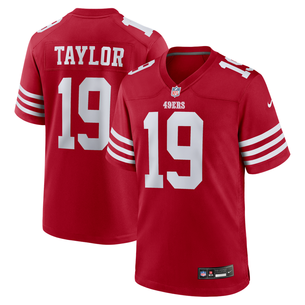 San Francisco 49ers Trent Taylor Nike Team Game Jersey - Scarlet