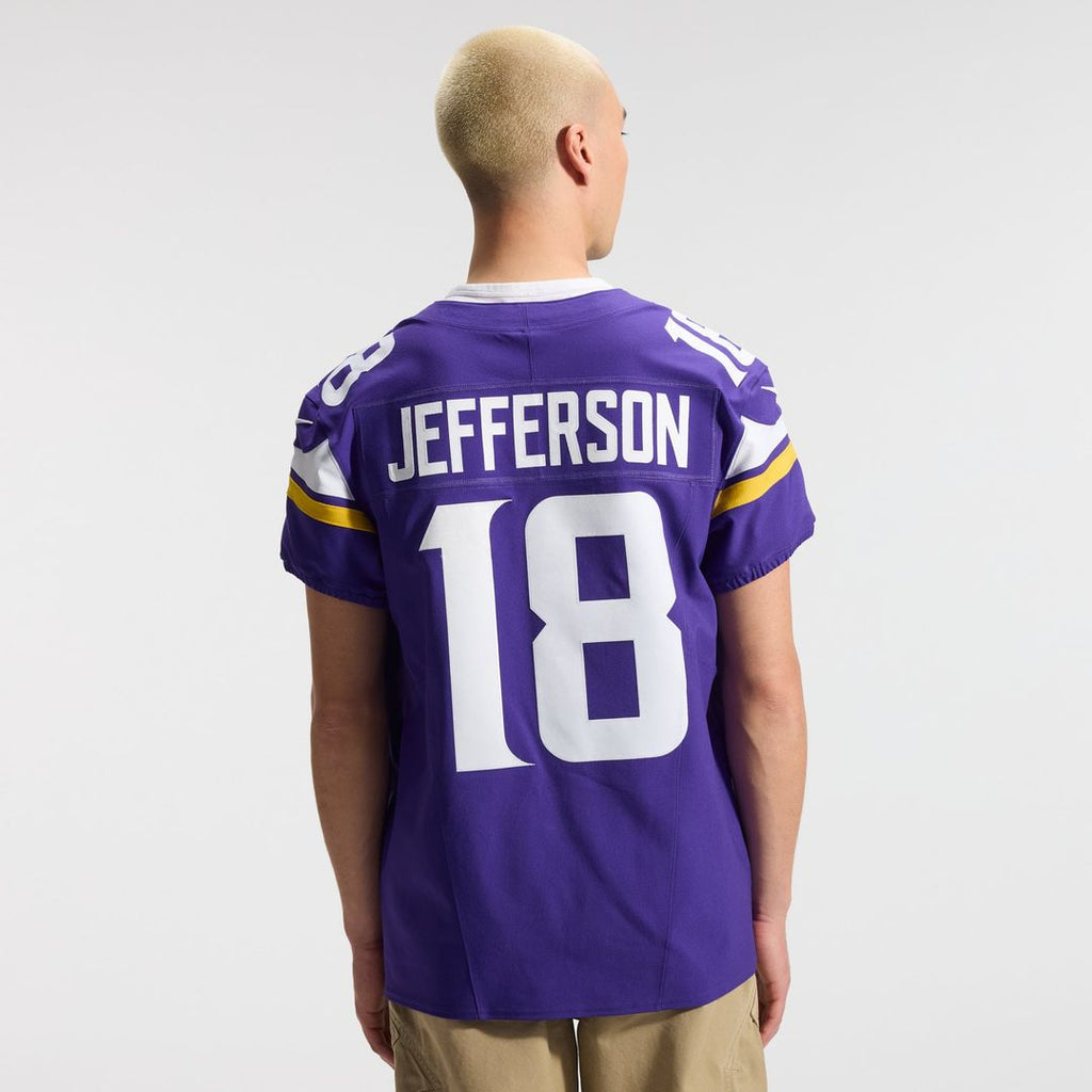 Minnesota Vikings Justin Jefferson Nike Team Vapor F.U.S.E. Elite Jersey - Purple