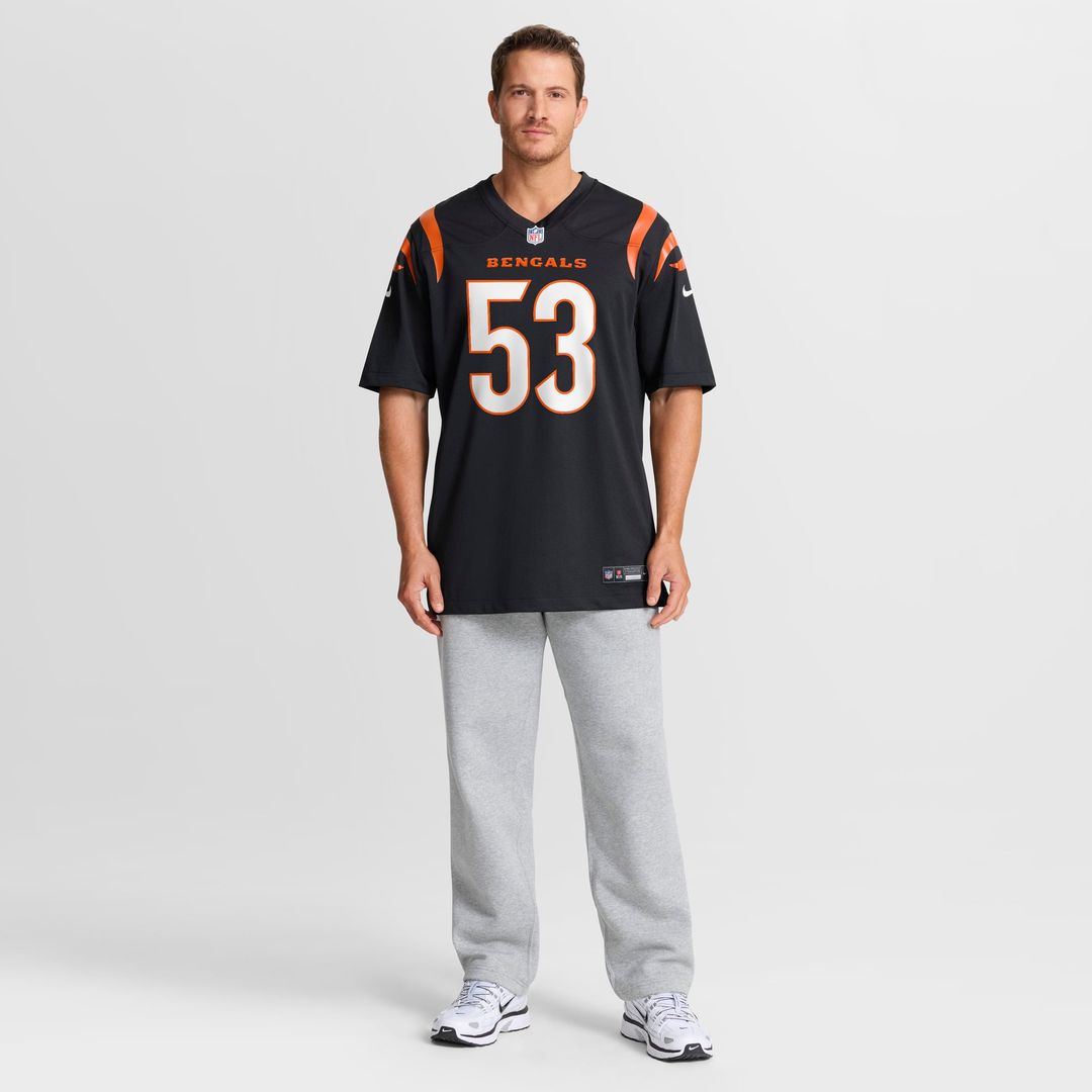 Cincinnati Bengals Boye Mafe Nike Team Game Jersey - Black