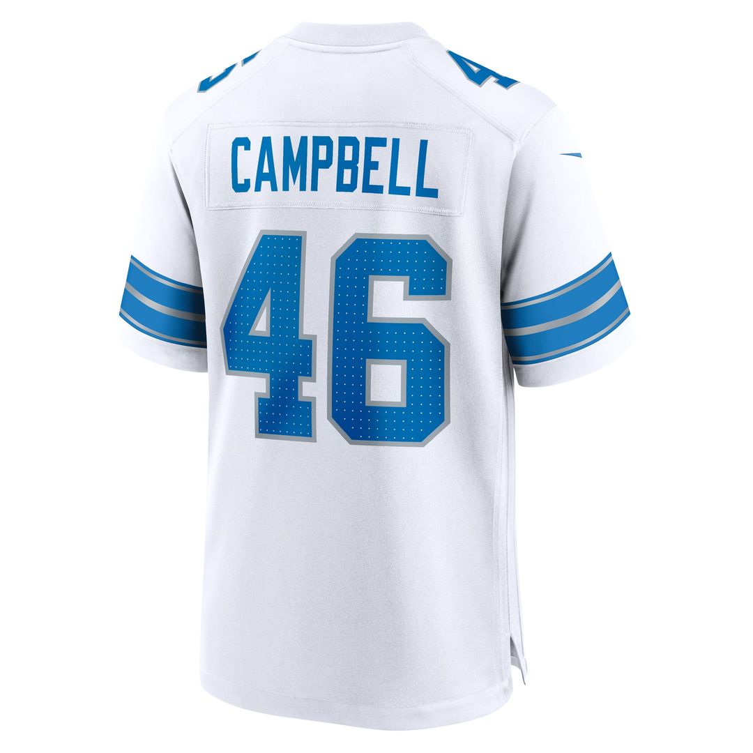 Detroit Lions Jack Campbell Nike 2nd Alternate Game Jersey - Black
