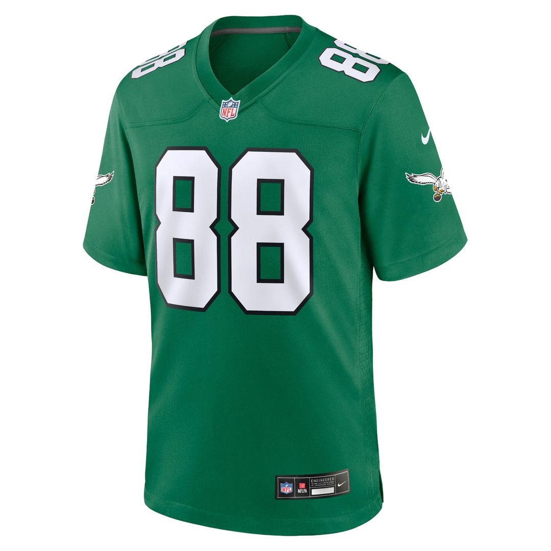 Philadelphia Eagles Dallas Goedert Nike Alternate Game Player Jersey - Kelly Green