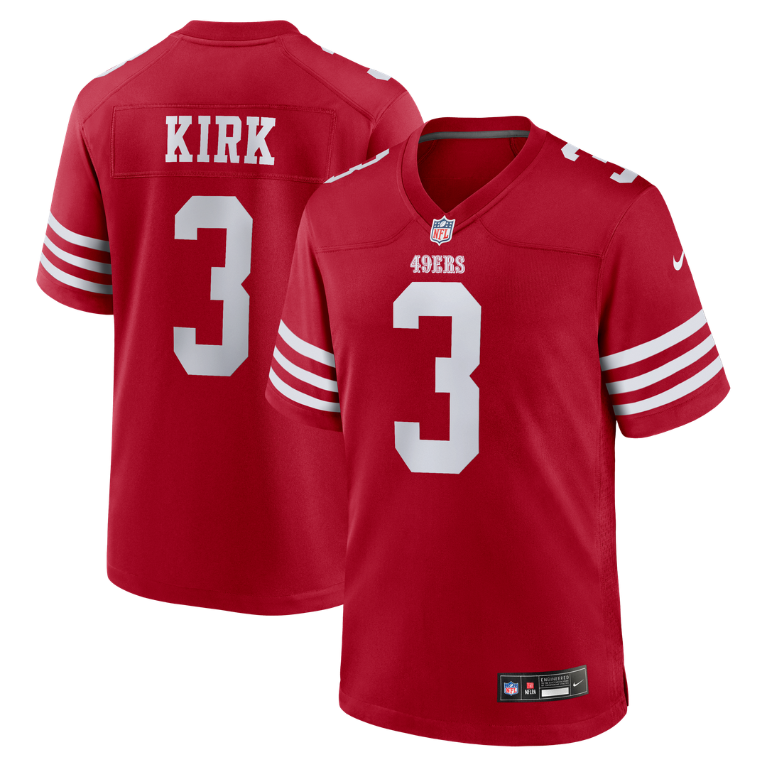San Francisco 49ers Christian Kirk Nike Team Game Jersey - Scarlet